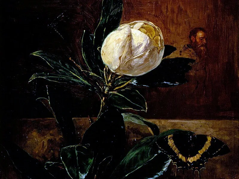 1870-Julio Ruelas - La magnolia
